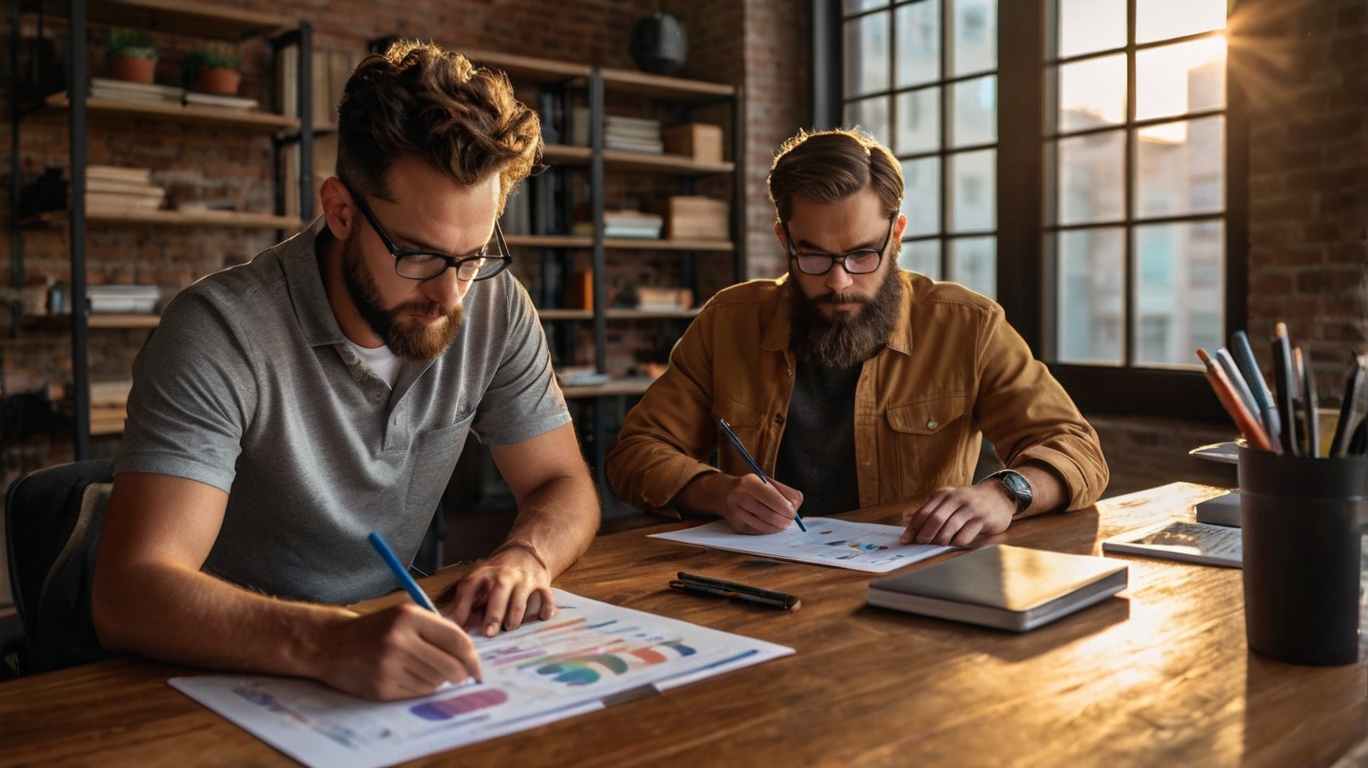 Equipo de profesionales financieros